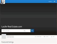 Tablet Screenshot of lauferrealestate.com